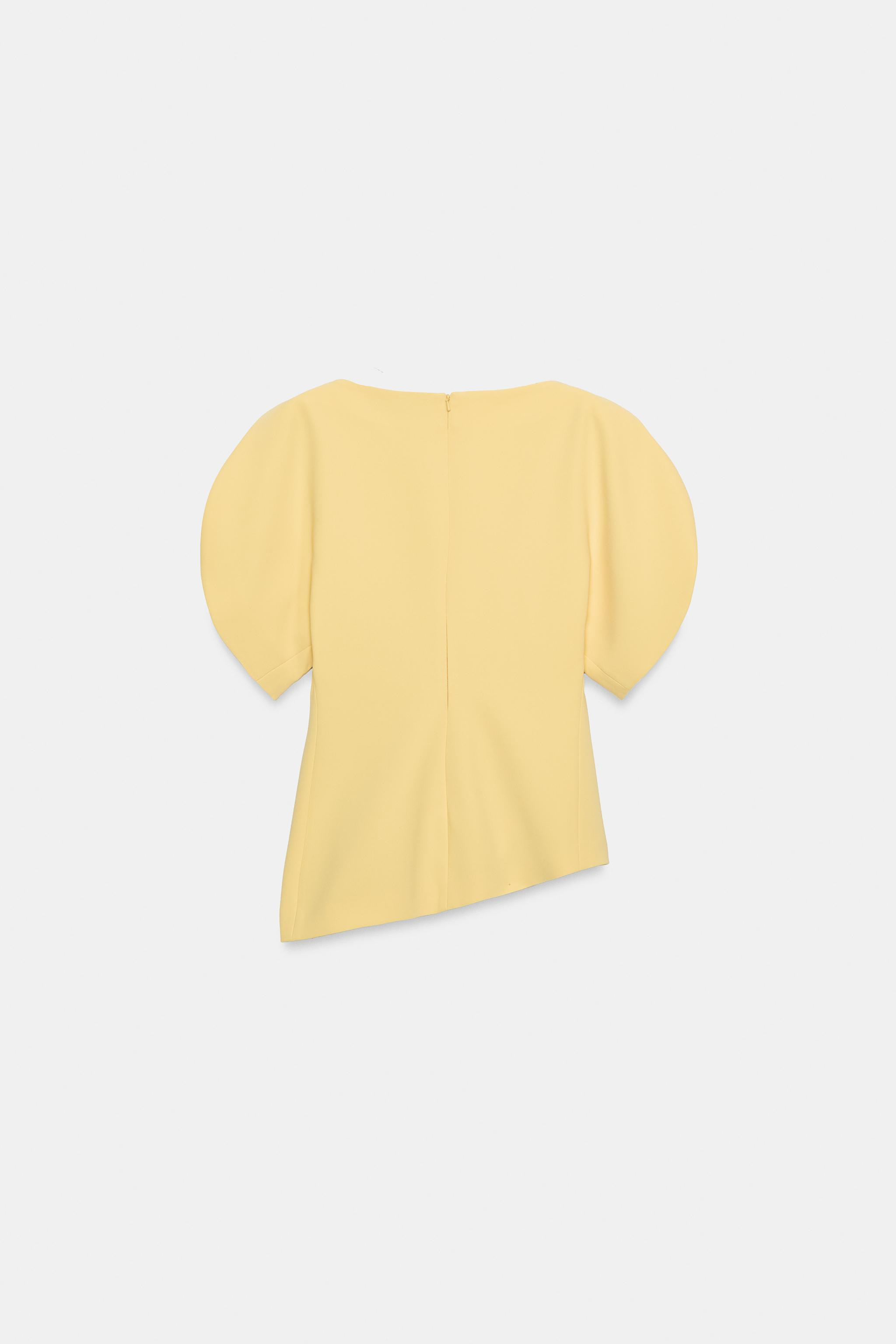 ZW COLLECTION PUFF SLEEVE TOP | Zara US