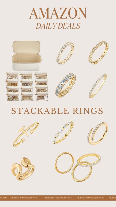 My latest obsession: stackable rings! I got so many great deals from Amazon and now I can’t stop wearing them! I even got the perfect jewelry bag for organizing my sets and avoiding any tangles!

amazon finds, stackable rings, stackable jewelry, gold jewelry, jewelry bag, travel bag, vacation, spring jewelry, spring outfit, vacation outfit

#LTKfindsunder50 #LTKstyletip #LTKsalealert
