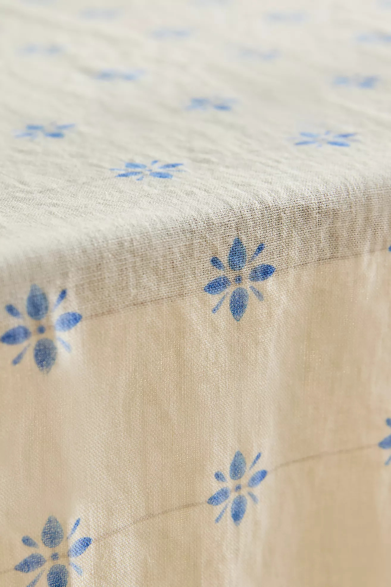 Tilework Linen Tablecloth | Anthropologie (US)