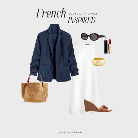 Look of the week 
French Inspired Outfit
Love white and navy together, so chic looking. 

#LTKOver40 #LTKStyleTip #LTKSeasonal