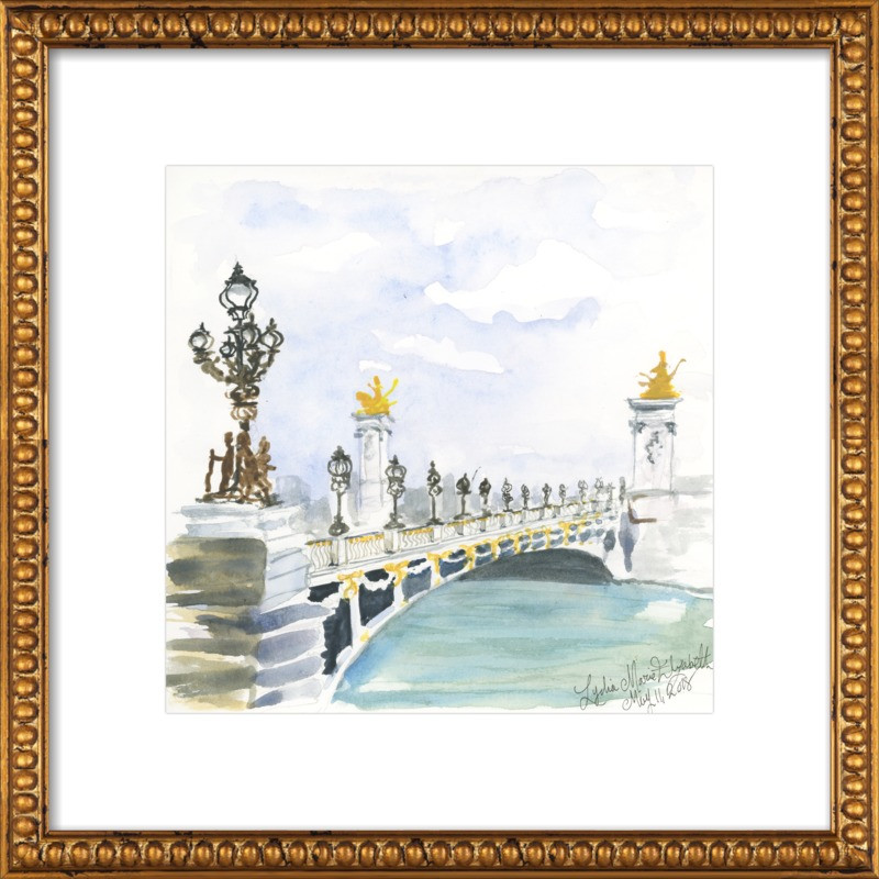 Pont Alexandare III Bridge, Paris (5.11.18) | Artfully Walls