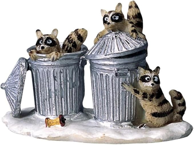 Lemax Village Collection Racoon Trash Bandits #42878 | Amazon (US)