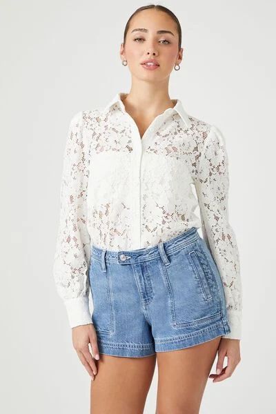 Sheer Lace Shirt | Forever 21