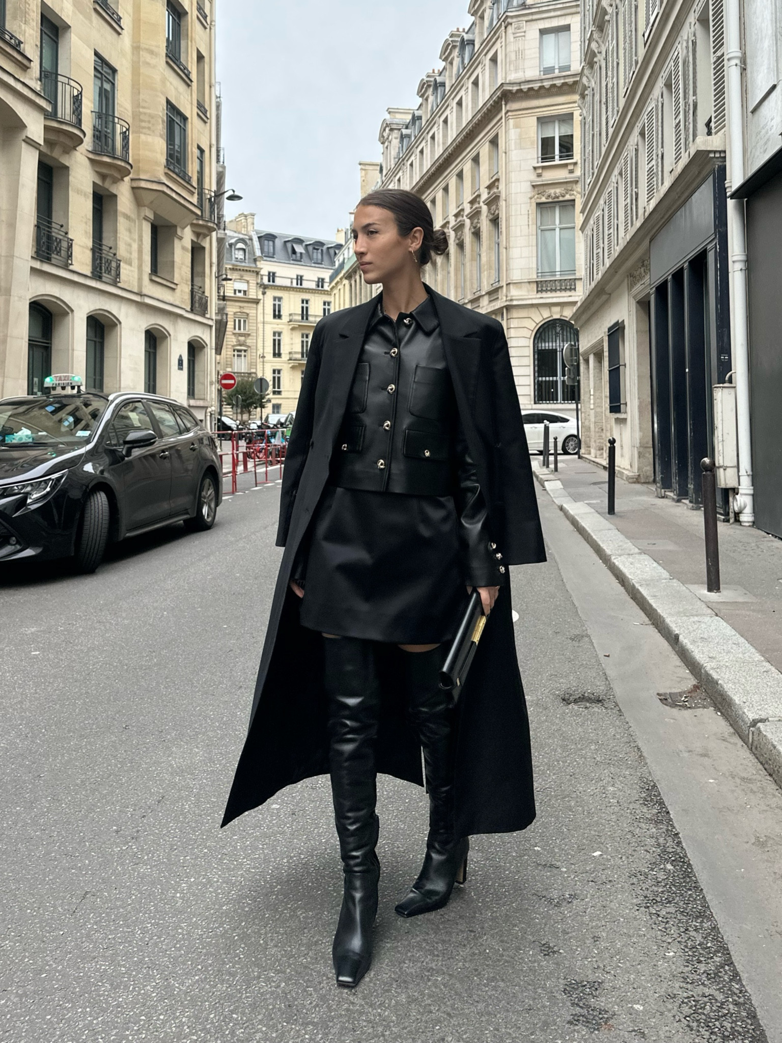 Paris Fashion Week leather look  

#LTKWorkwear #LTKStyleTip #LTKParties
