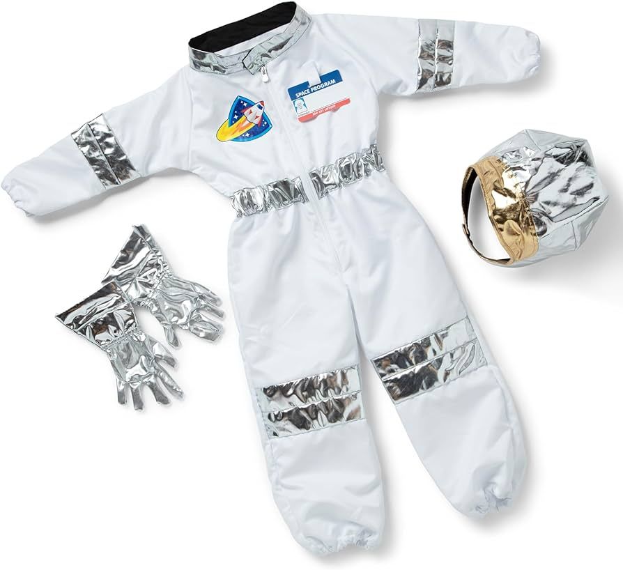 Melissa & Doug Astronaut Costume Role Play Set - Pretend Astronaut Outfit With Realistic Accessor... | Amazon (US)