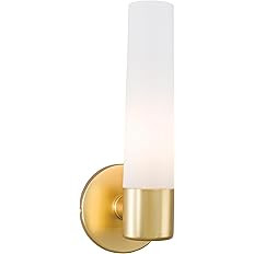GEORGE KOVACS P5041-248 Saber Wall Sconce, 1-Light, 60 Total Watts, 12.5-in H x 4.75-in W, Honey ... | Amazon (US)