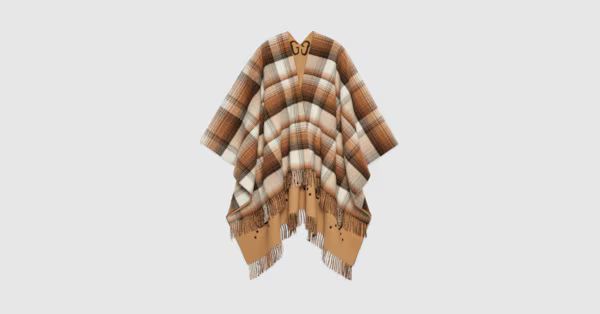 Reversible GG wool poncho | Gucci (US)