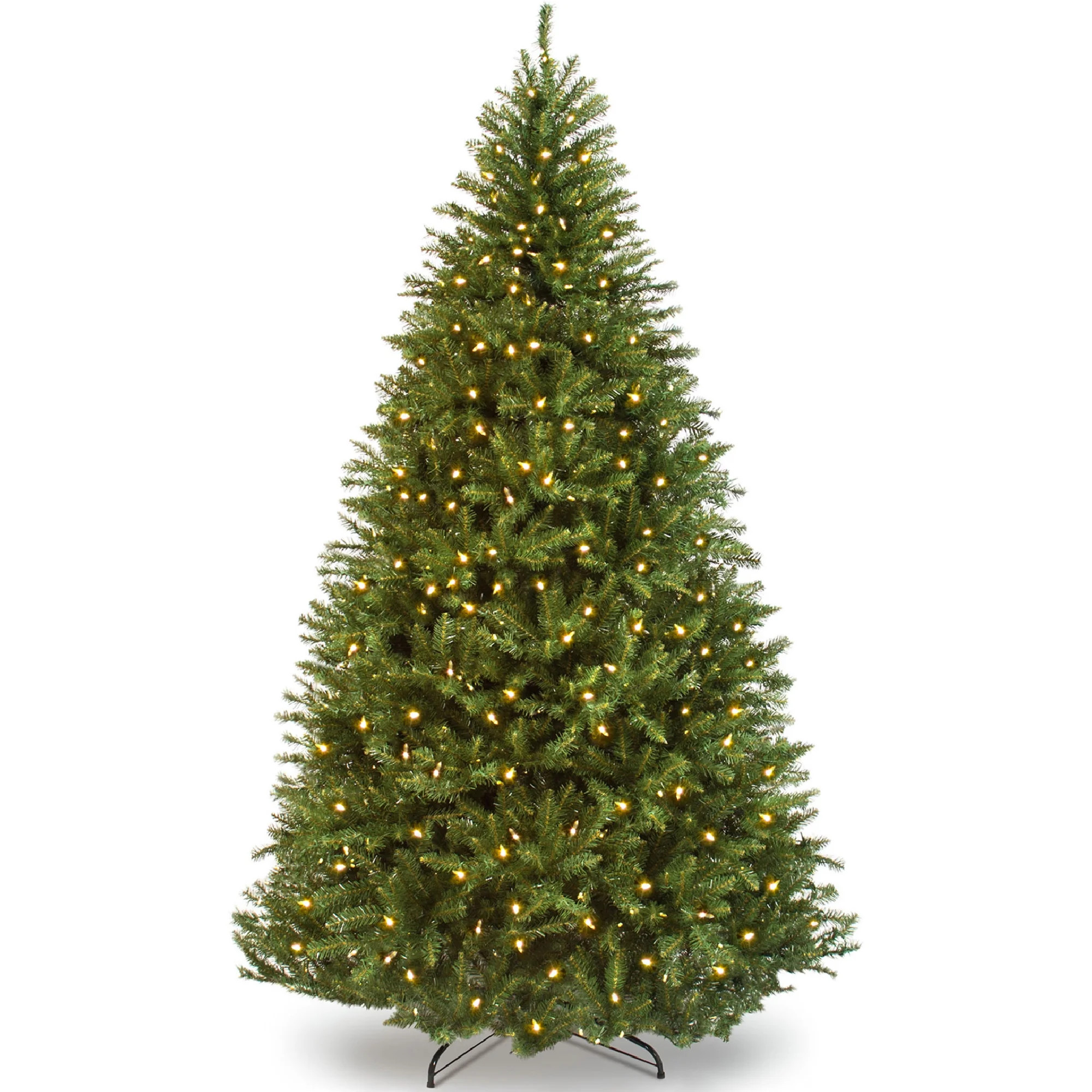 Best Choice Products Clear Incandescent Green Prelit Hinged Douglas Full Fir Artificial Holiday Decoration Christmas Tree with 450 Lights 6 | Walmart (US)