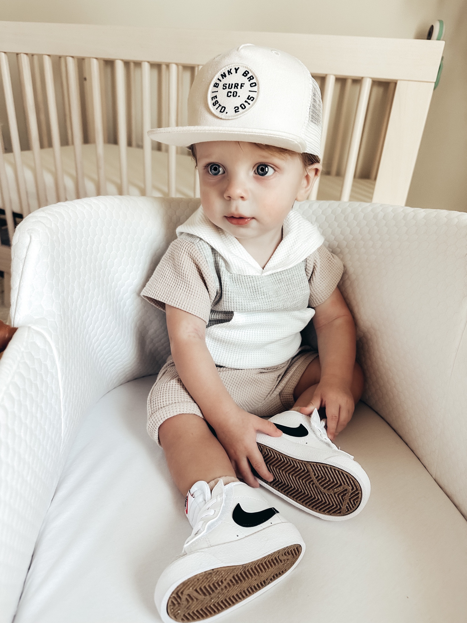 Bubby in his blazers 🤭 #baby #boy #babynikes #babyshoes

#LTKbaby #LTKkids