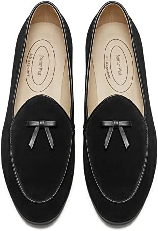 Journey West Suede Tassel Loafer for Women Slip-on Belgian Penny Loafers Shoes for Women in Many ... | Amazon (US)