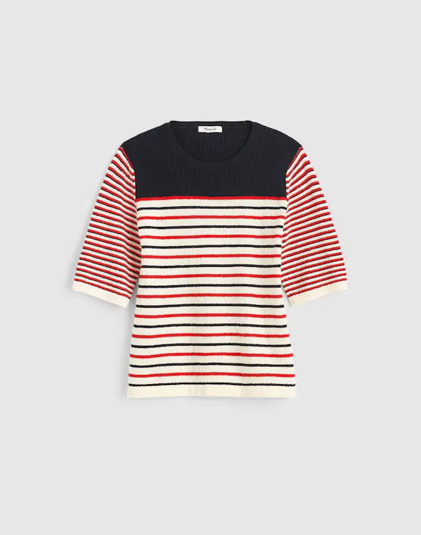 Bouclé-Knit Sweater Tee | Madewell