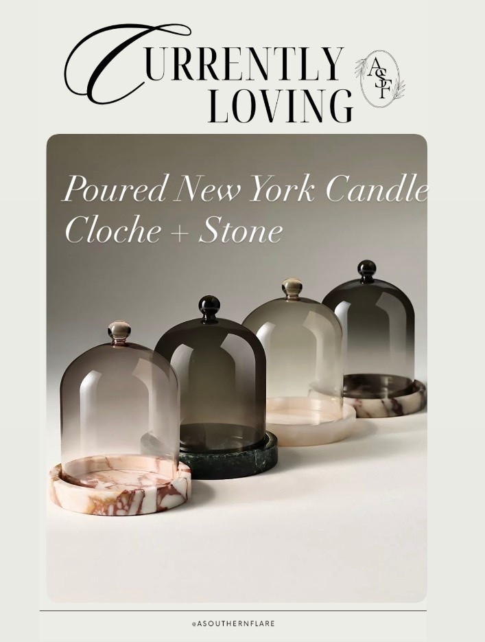 Poured New York Candle
Cloche + Stone/Home Drcor

#LTKHome