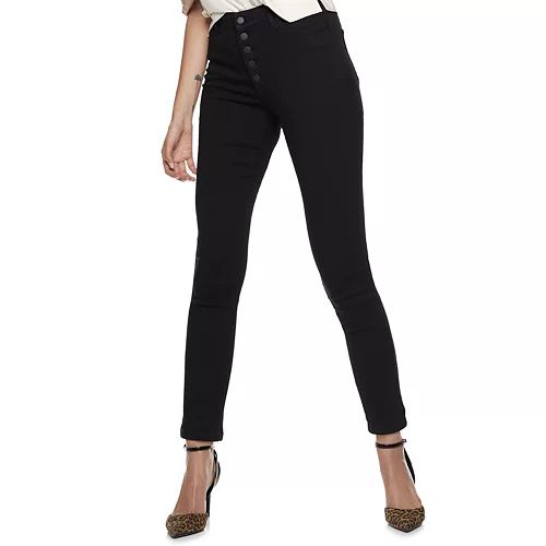 Women's Nine West Bedford High-Waisted Skinny Jeans | Kohl's