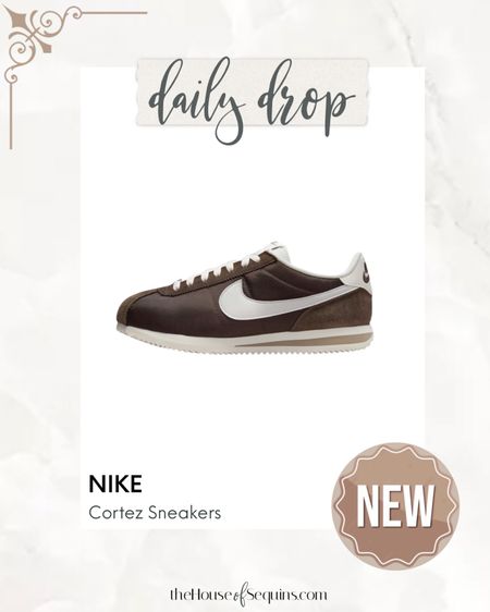 NEW! Chocolate brown Nike Cortez sneakers