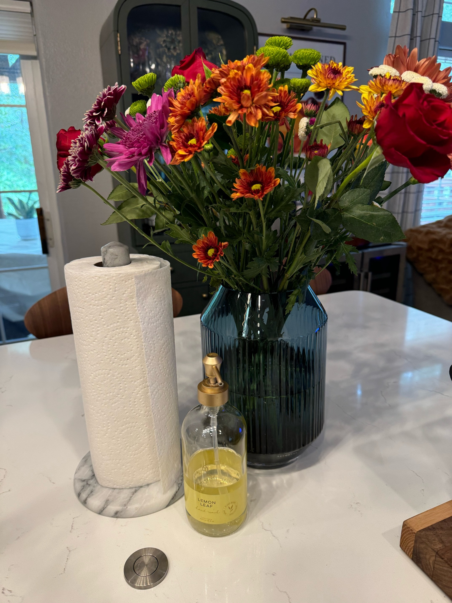 This large blue vase is perfect for fresh fall flowers !

#LTKStyleTip #LTKSeasonal #LTKHome