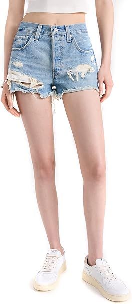 Levi's Women's 501 Original Shorts - Fault Line - 25 | Amazon (US)