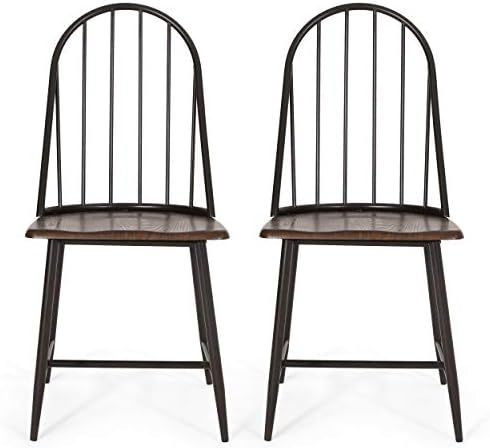 Christopher Knight Home Gessling Dining Chair Sets, Dark Brown + Black + Espresso | Amazon (US)