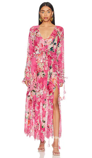 Tula Kaftan Dress in Carnation Pink | Revolve Clothing (Global)