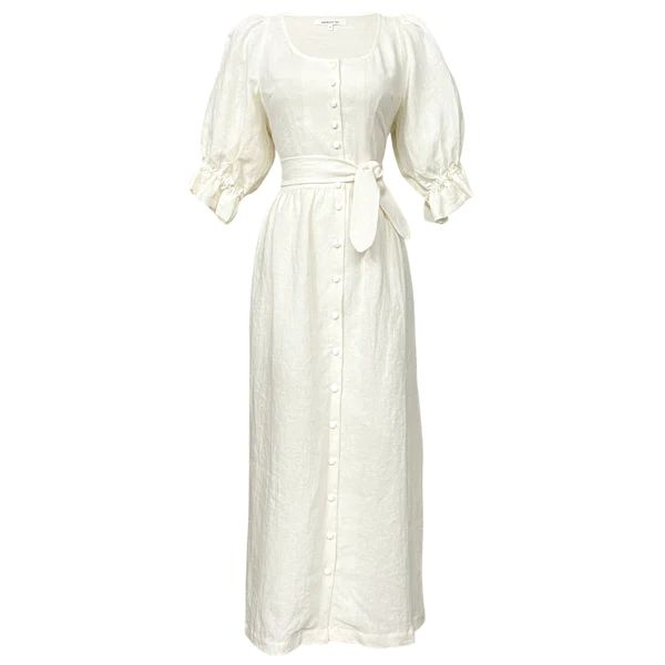 Meadow Dress, Salt Linen | The Avenue