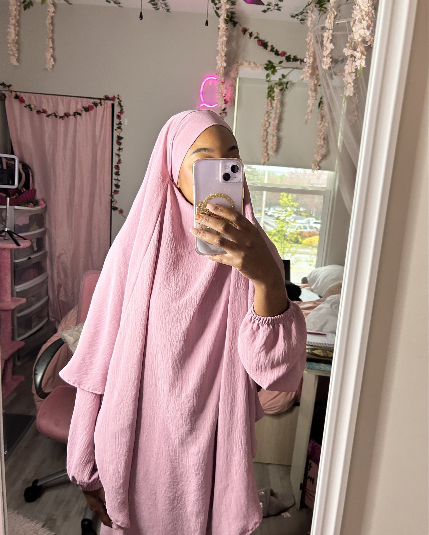 Pink Affordable Jilbab