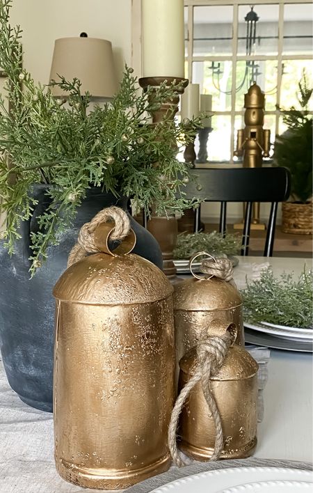 These gorgeous bells come in a set of 3 and a great addition to your Christmas decor.

#LTKSeasonal #LTKHoliday #LTKhome