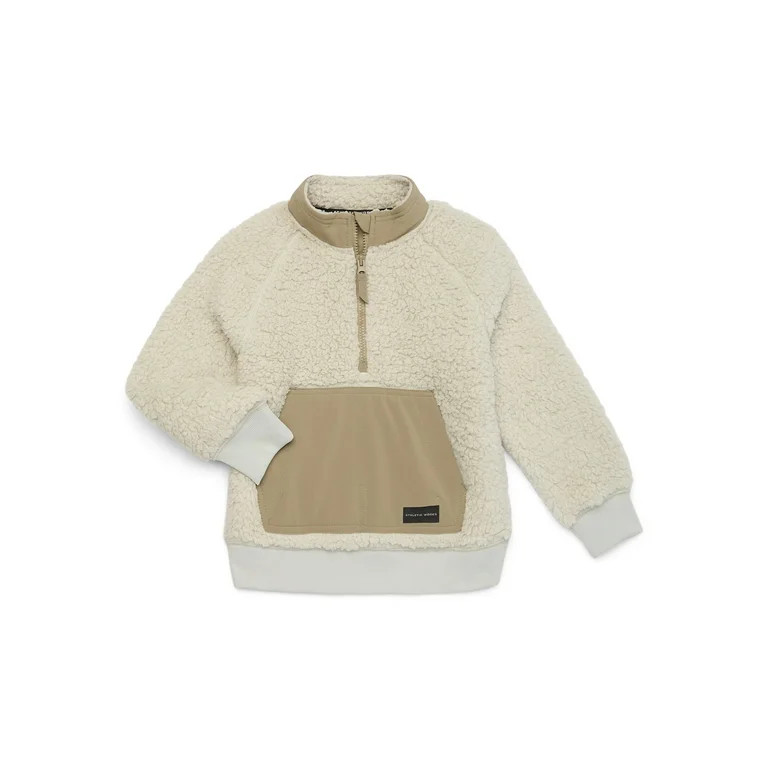 Athletic Works Boys Active Outdoor Fleece Pullover, Sizes 4-18 - Walmart.com | Walmart (US)