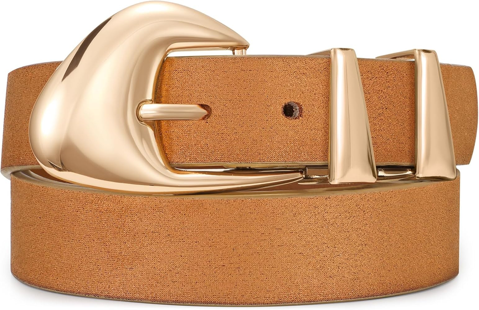 XZQTIVE Women's Leather Belts for Jeans Dress Pants Black Brown Belts for Women Ladies Waist Belt... | Amazon (US)