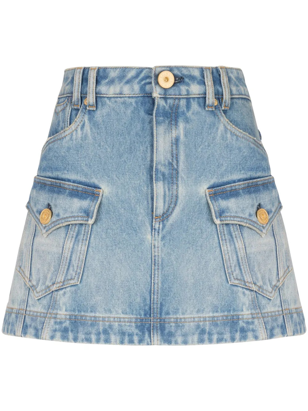 Western A-line denim miniskirt | Farfetch Global