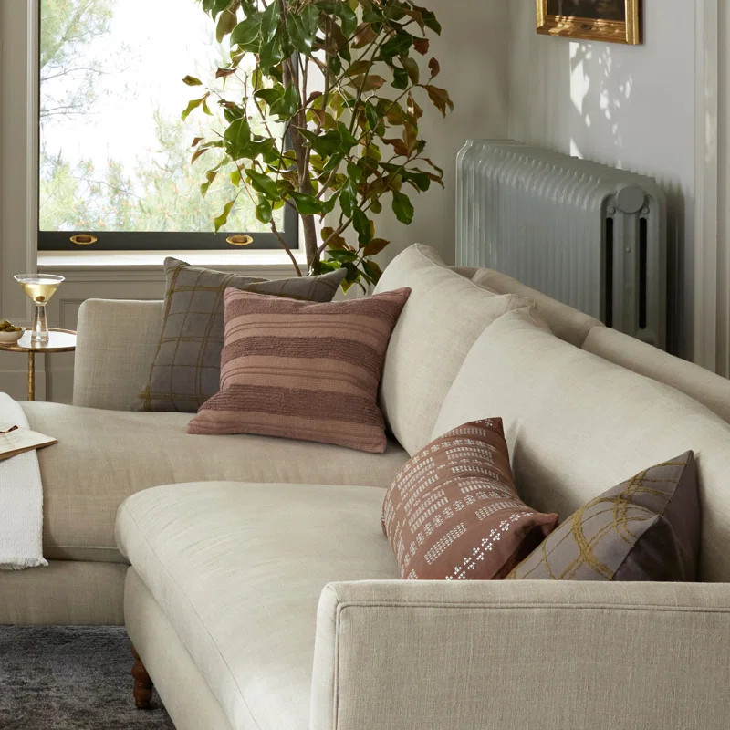 Charles 100% Cotton Lumbar Rectangular Pillow by Jean Stoffer x Loloi | Wayfair North America