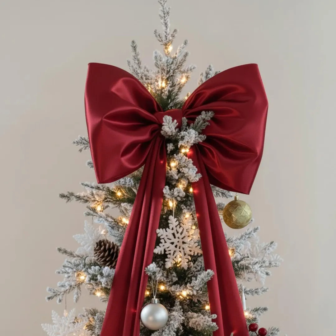 Christmas Decor, Large Red Christmas Bow , Wall Party Bow, Holiday | Etsy (US)