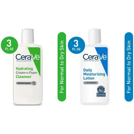 Cerave Cleanser & Moisturizer Travel Set | Walmart (US)