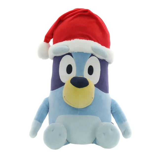 24IN Bluey, Jumbo Plush with Santa Hat | Walmart (US)