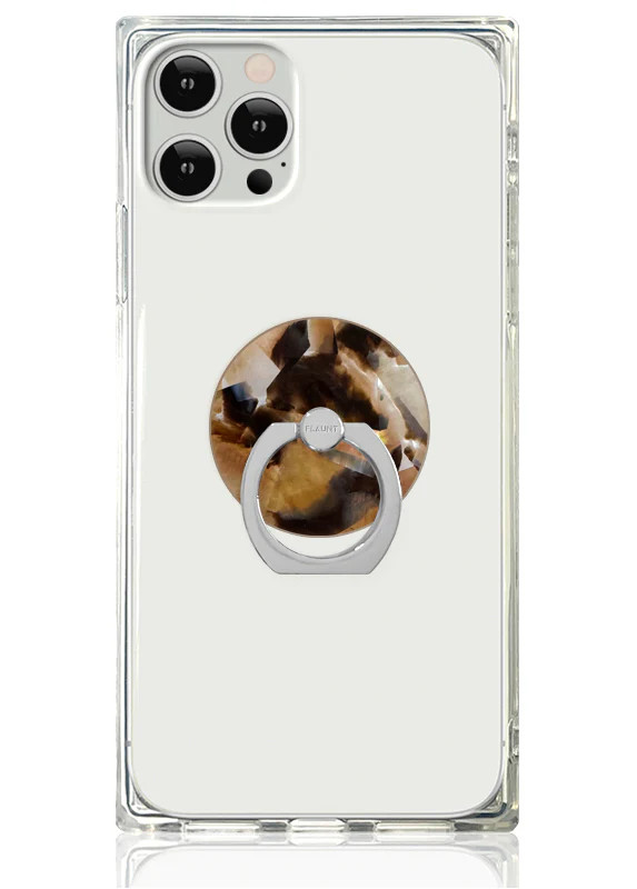 Brown Abalone Shell Phone Ring | FLAUNT