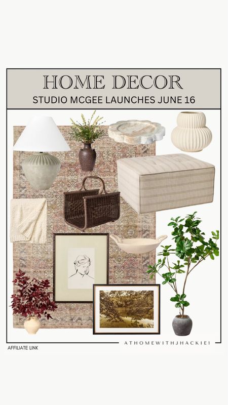 Studio McGee line launches at target, new studio McGee line, target on sale, studio McGee at target, ottoman, faux tree, ceramic vase, framed wall art, faux plants, ceramic lamp. 

#LTKHome #LTKStyleTip #LTKFindsUnder100