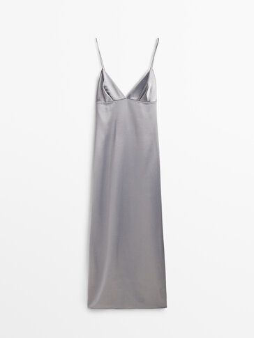 Satin camisole dress - Studio | Massimo Dutti (US)