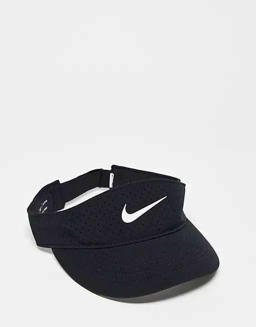 Nike Tennis Aero visor in black | ASOS (Global)