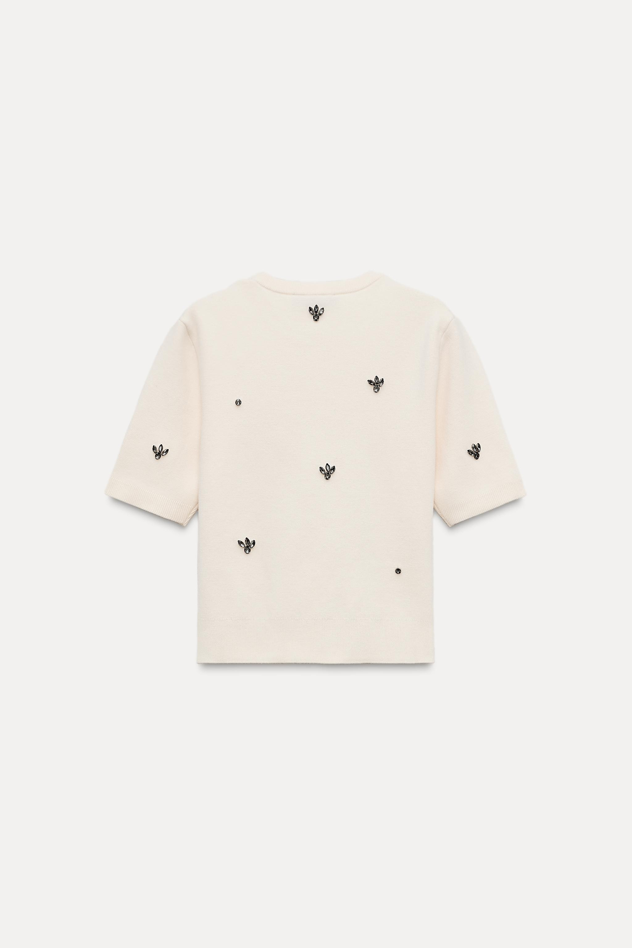 JEWEL BEADED TOP | Zara US