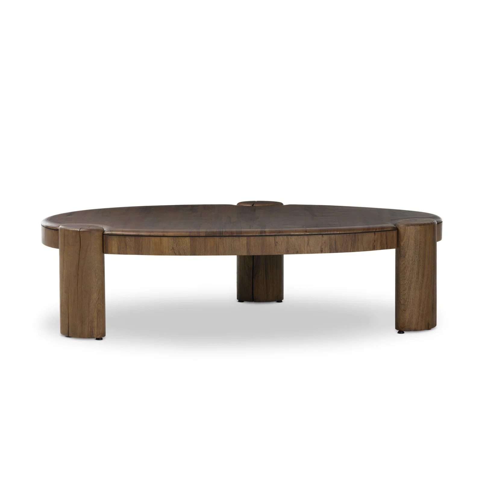 Kamira Oval Coffee Table-Dark Spalted Primavera | Joss & Main