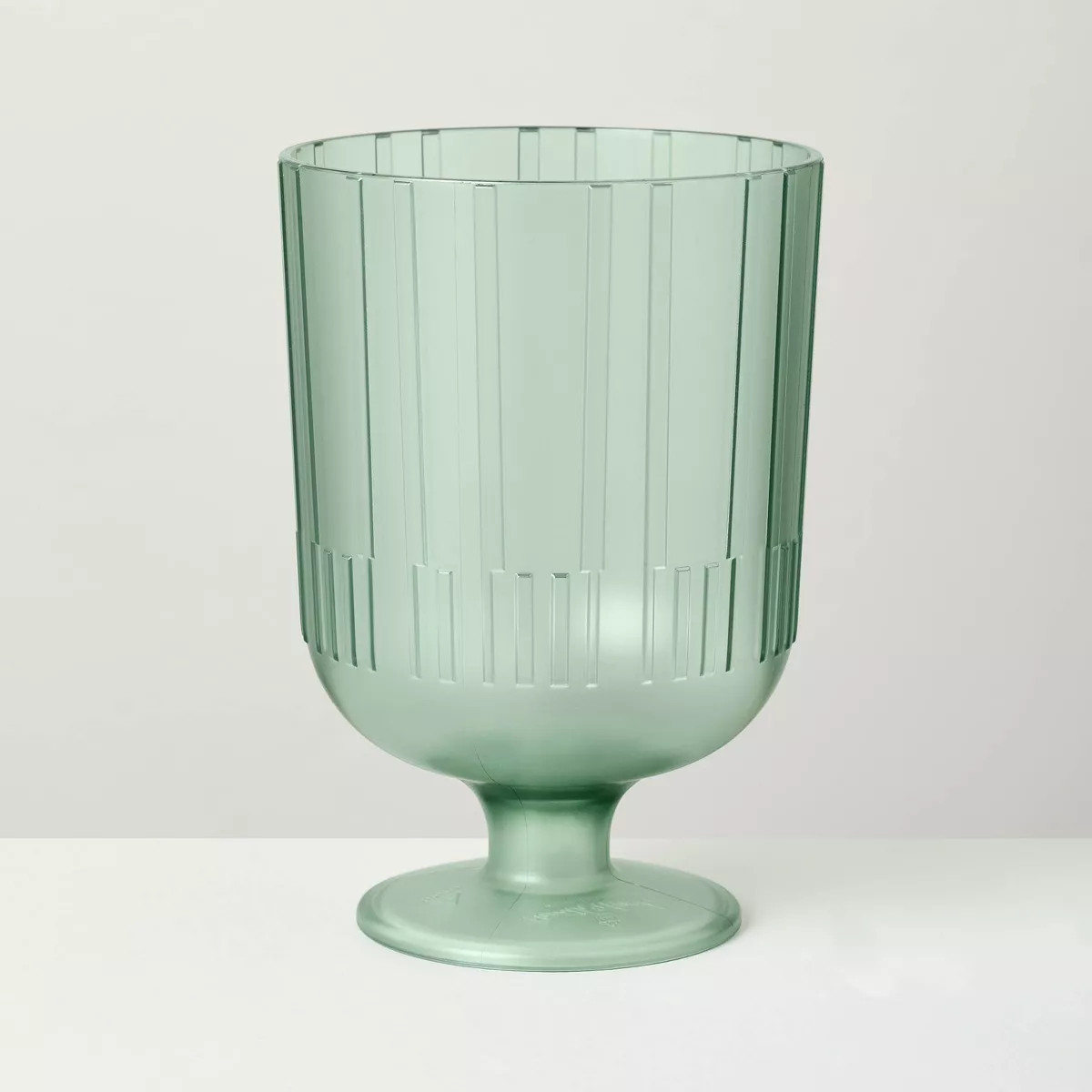 16oz Textured Tritan Plastic Wine Goblet - Hearth & Hand™ with Magnolia | Target