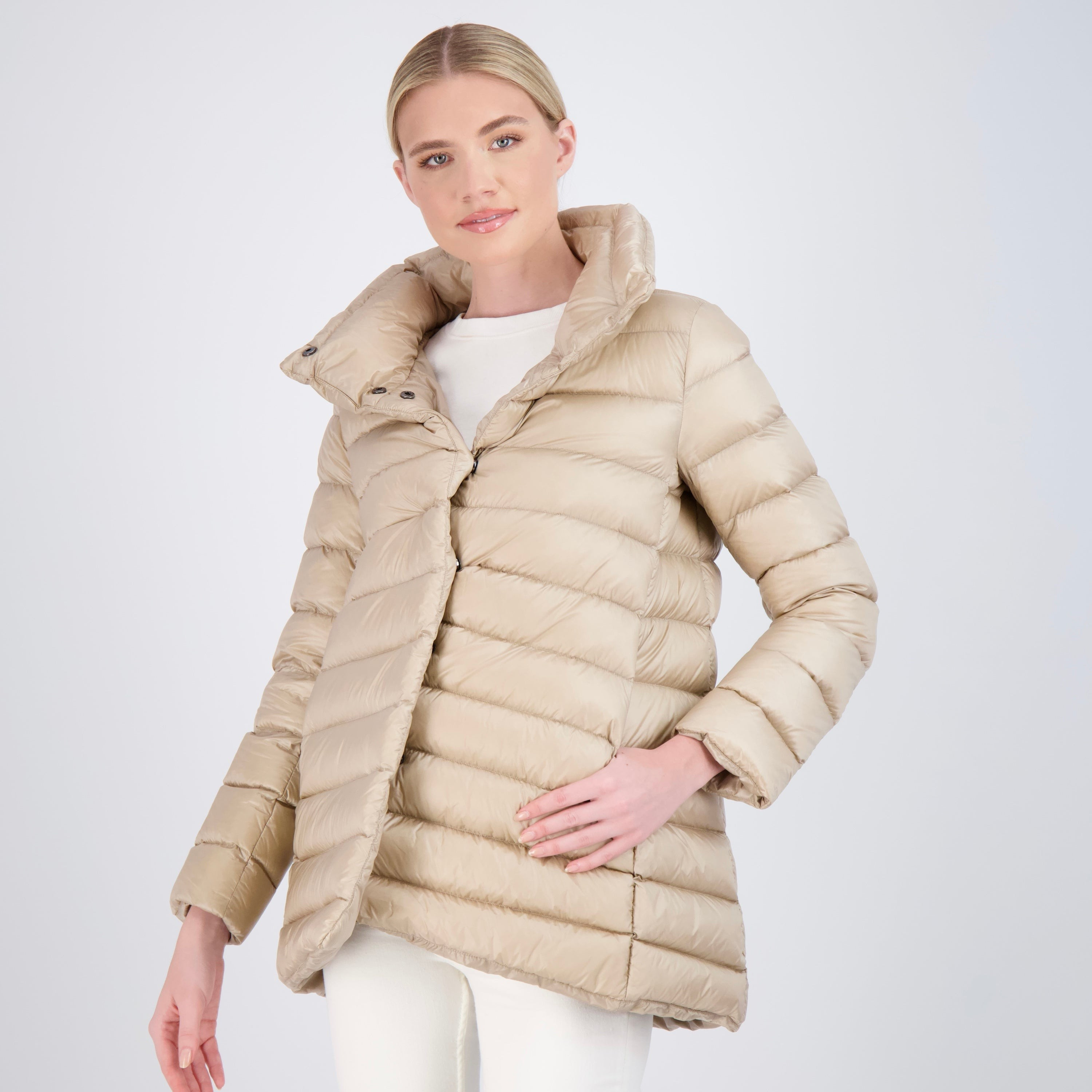 The Chelsea A-frame Down Jacket | Cotes of London