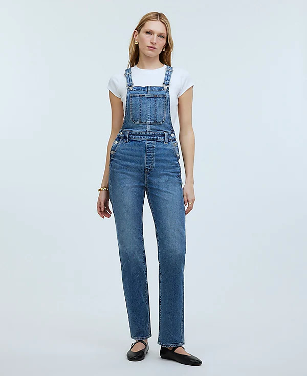 The '90s Straight Overalls in Fawnbrook Wash | Madewell | Madewell