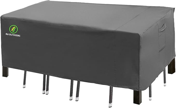 Patio Table and Chair Covers, Outdoor Furniture Cover with Handles and Durable Hem Cord 600D Dura... | Amazon (US)