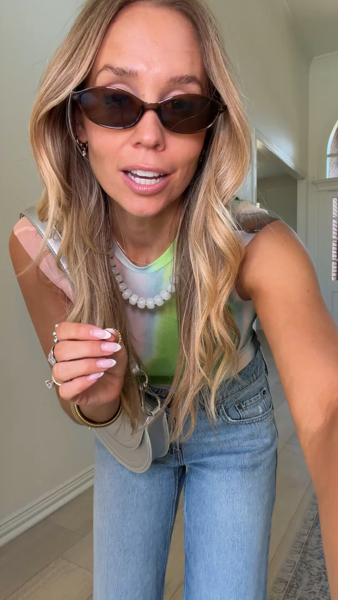 This top is giving allll the Y2K vibes! It would be so cute to wear to a concert or girls night ✨