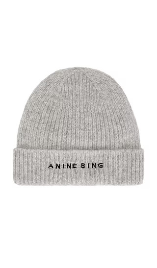 Elia Beanie in Light Heather Grey | Revolve Clothing (Global)