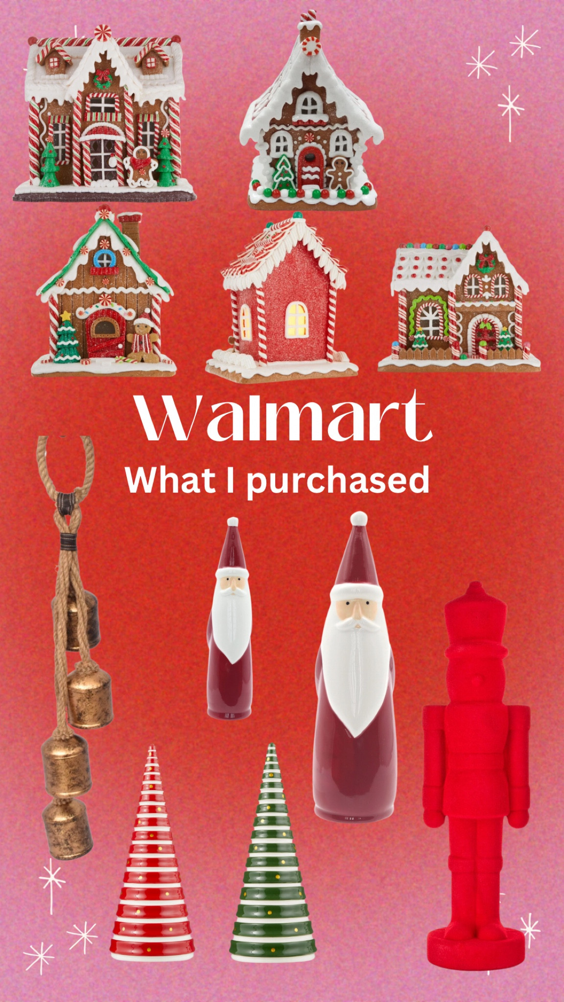 Christmas decor I purchased from @walmart this week! So many amazing items to choose from. Loving these adorable light up gingerbread houses! 

#LTKHoliday #LTKSeasonal #LTKhome