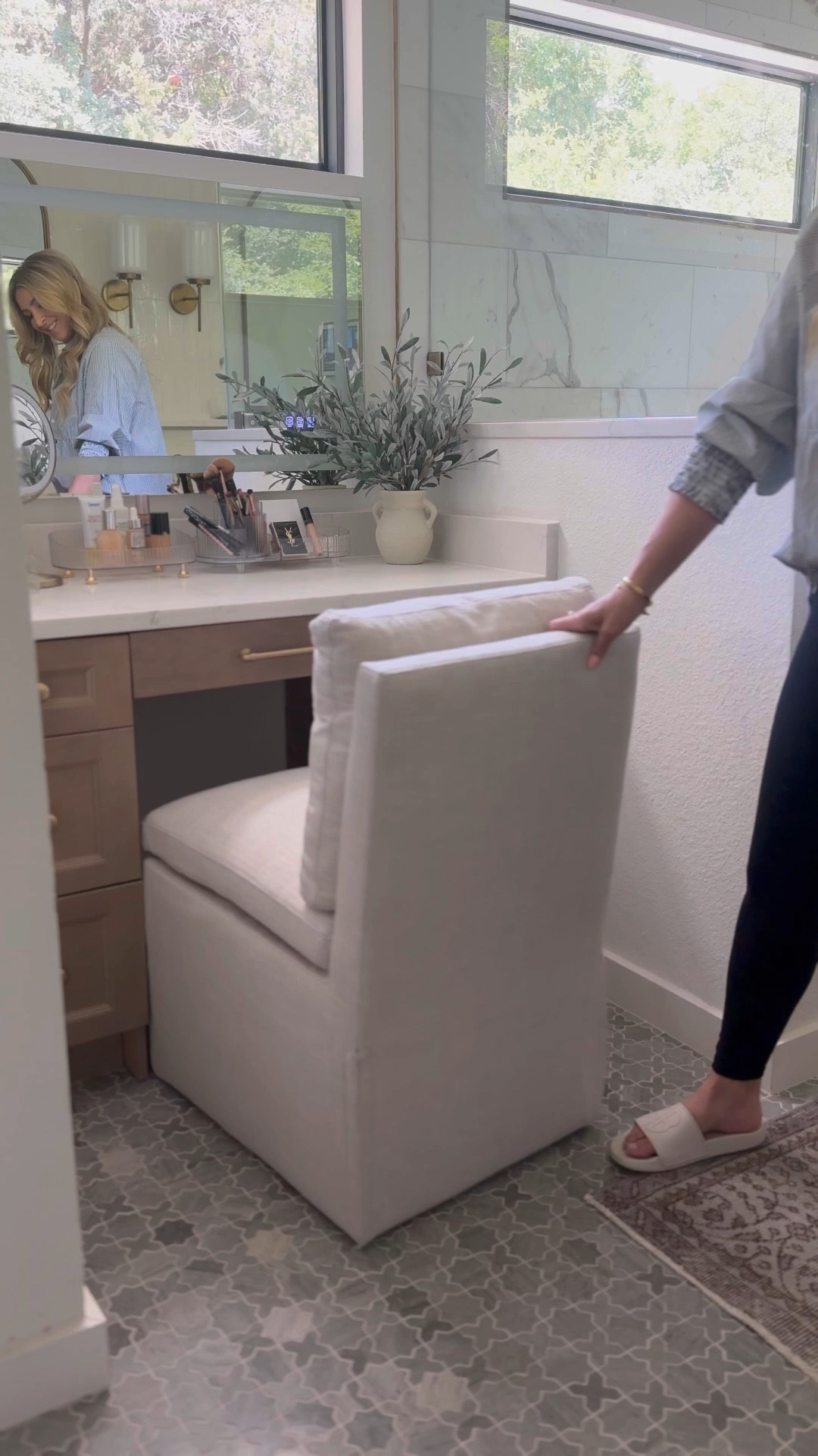 Sale alert on my Amazon vanity chair! This dining chair is perfect for a makeup vanity, and also as a desk chair! The fabric is gorgeous and it’s super comfortable!

#LTKSaleAlert #LTKStyleTip #LTKHome