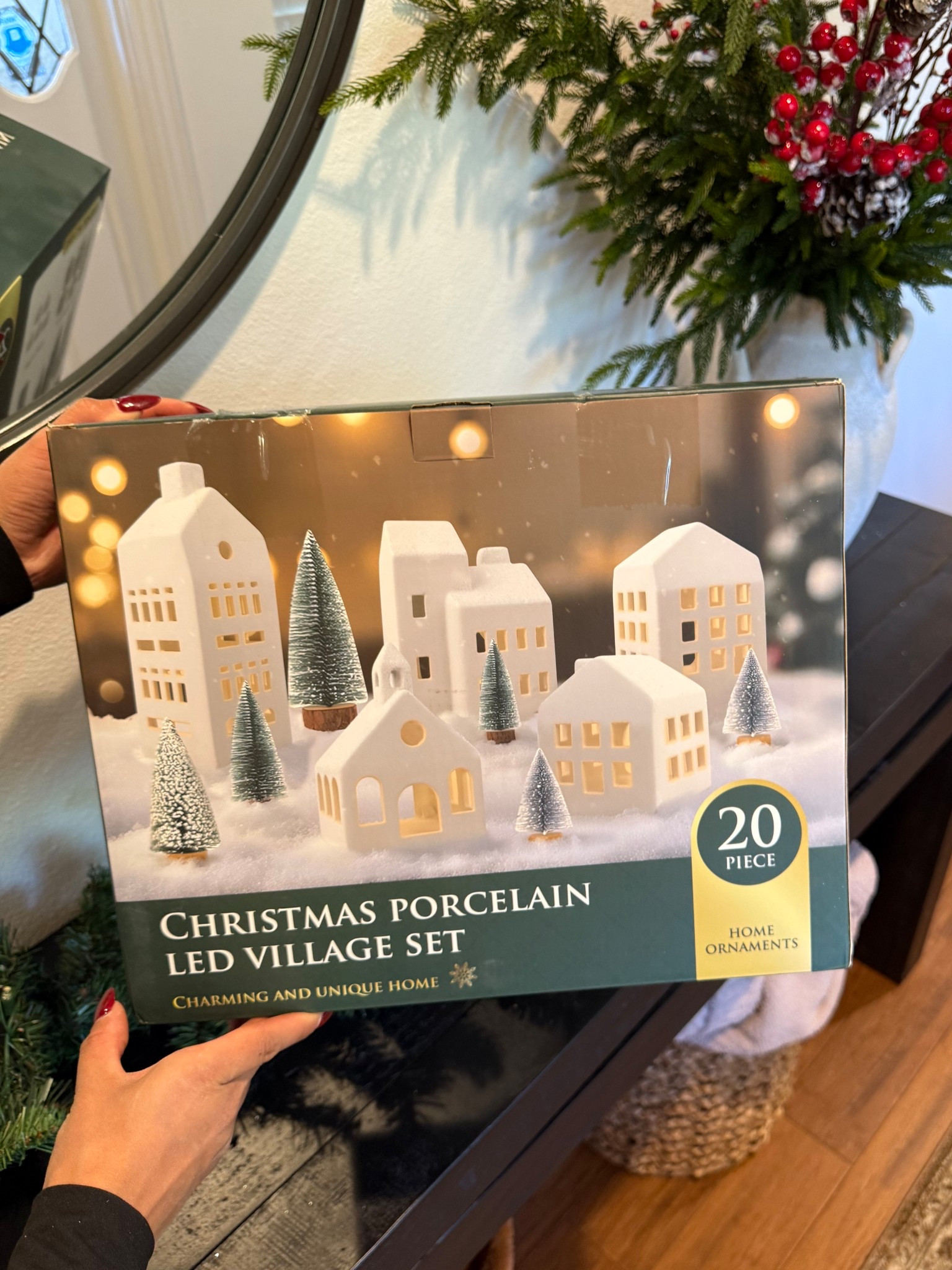 The cutest & festive Christmas village set!  And comes with remote to turn house lights on & off! 😍🎄🎅🏼 #LTKholiday #LTKchristmas #LTKsanta #LTKchristmasdecor

#LTKHoliday #LTKHome #LTKSeasonal