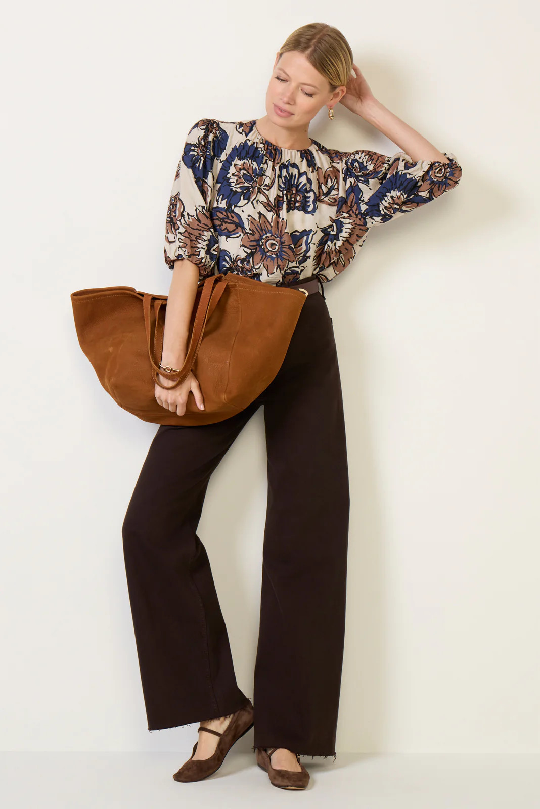 PISTOLA Women's Penny Wide Leg Jean, Size 32, Brown | Evereve
