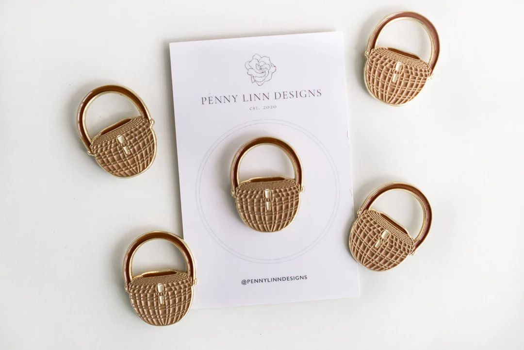 Nantucket Basket Needle Minder | Penny Linn Designs