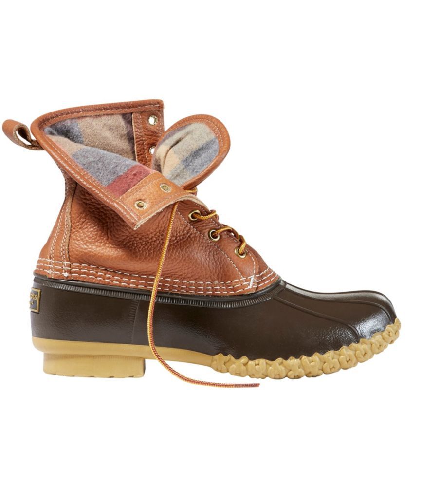 Men's 8" Bean Boots, Chamois-Lined | L.L. Bean